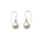 Sterling Silver Round Pearl Earrings