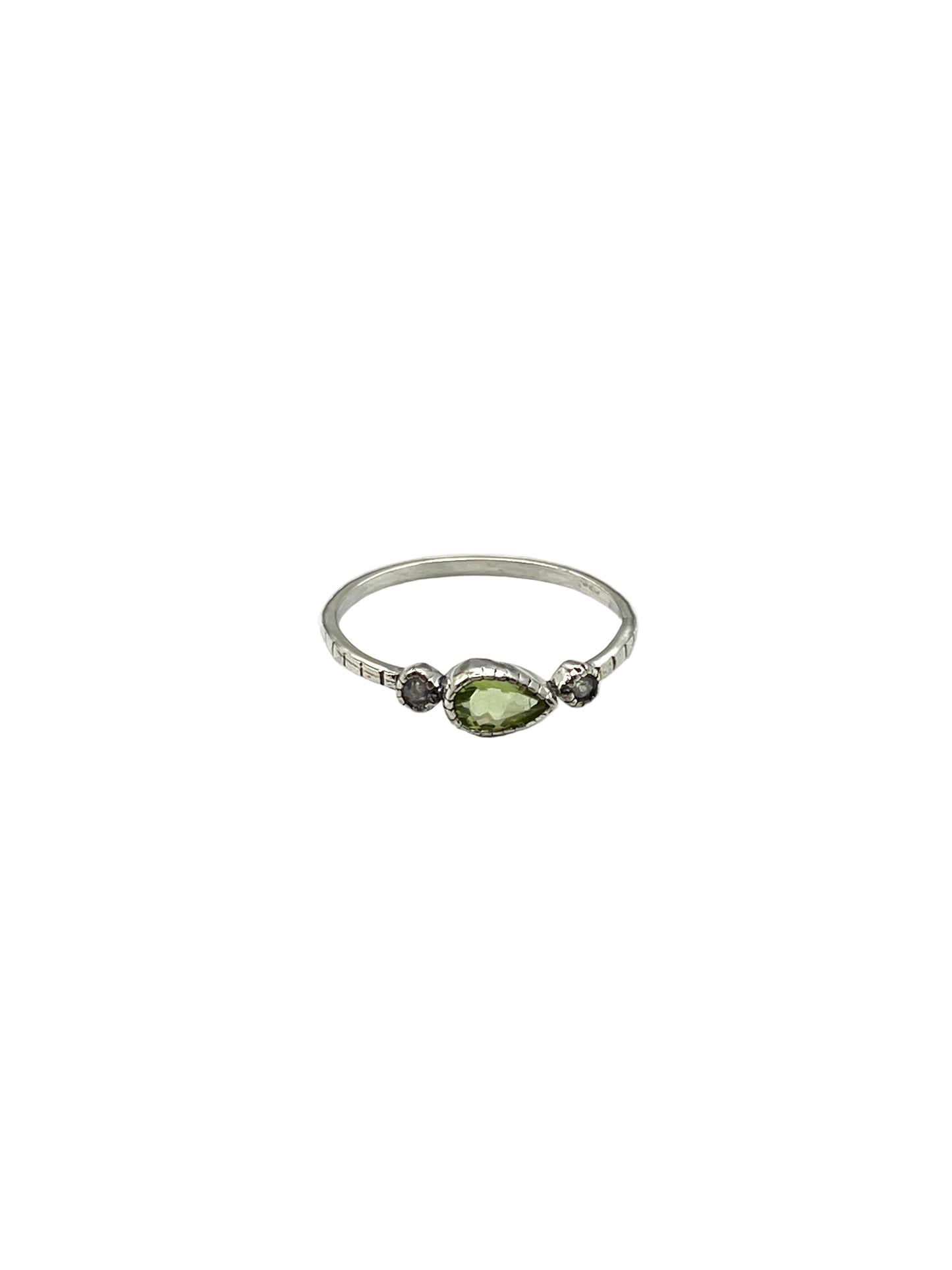 Teardrop Gemstone Rings