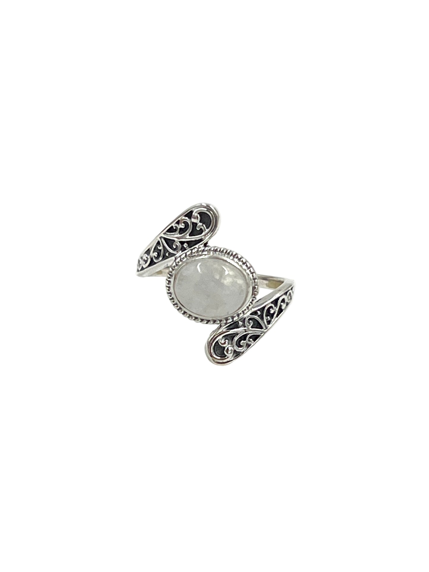 Filigree Wrap Moonstone Ring
