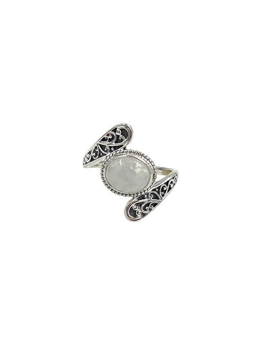 Filigree Wrap Moonstone Ring