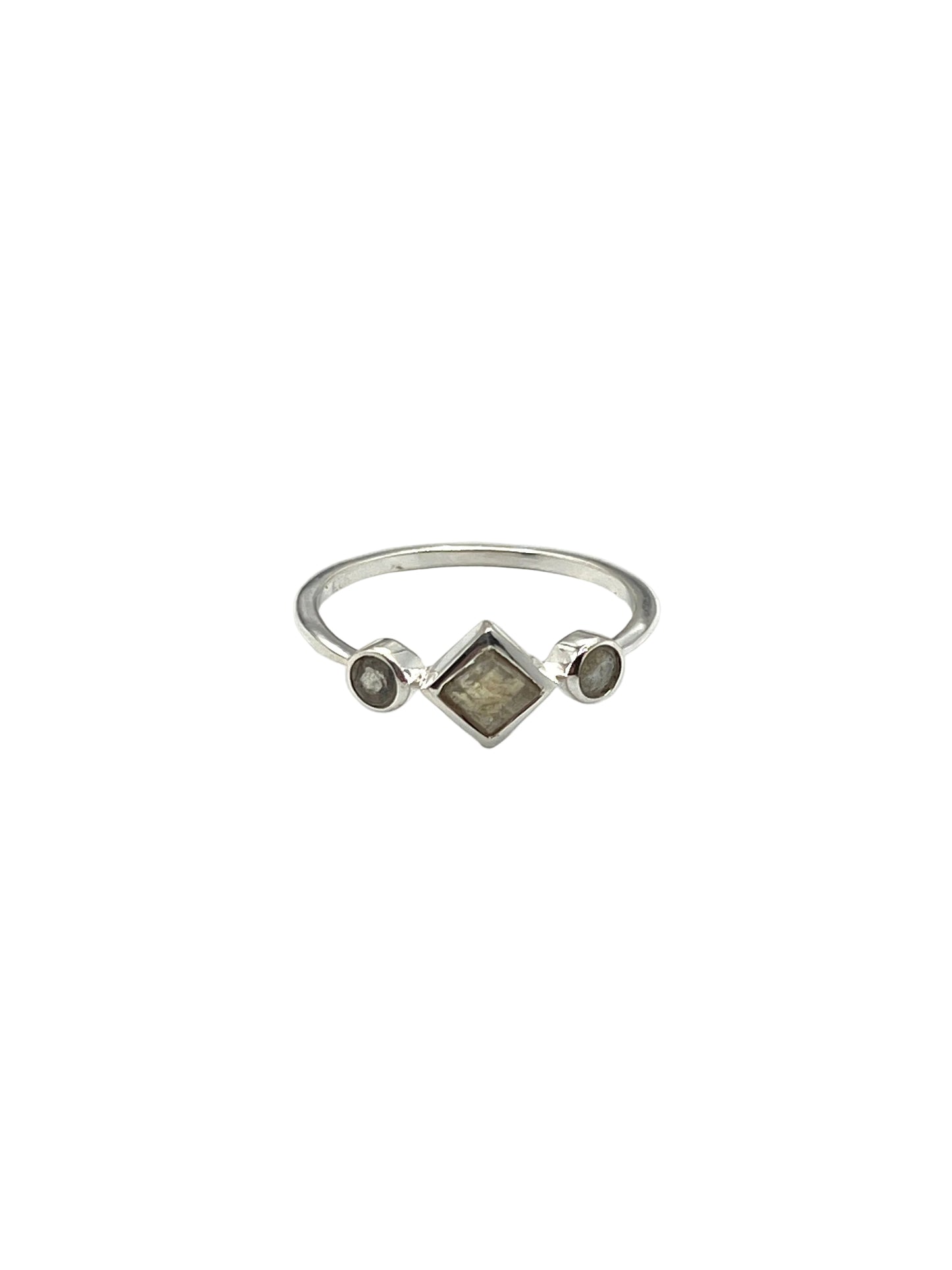 Square Gemstone Rings