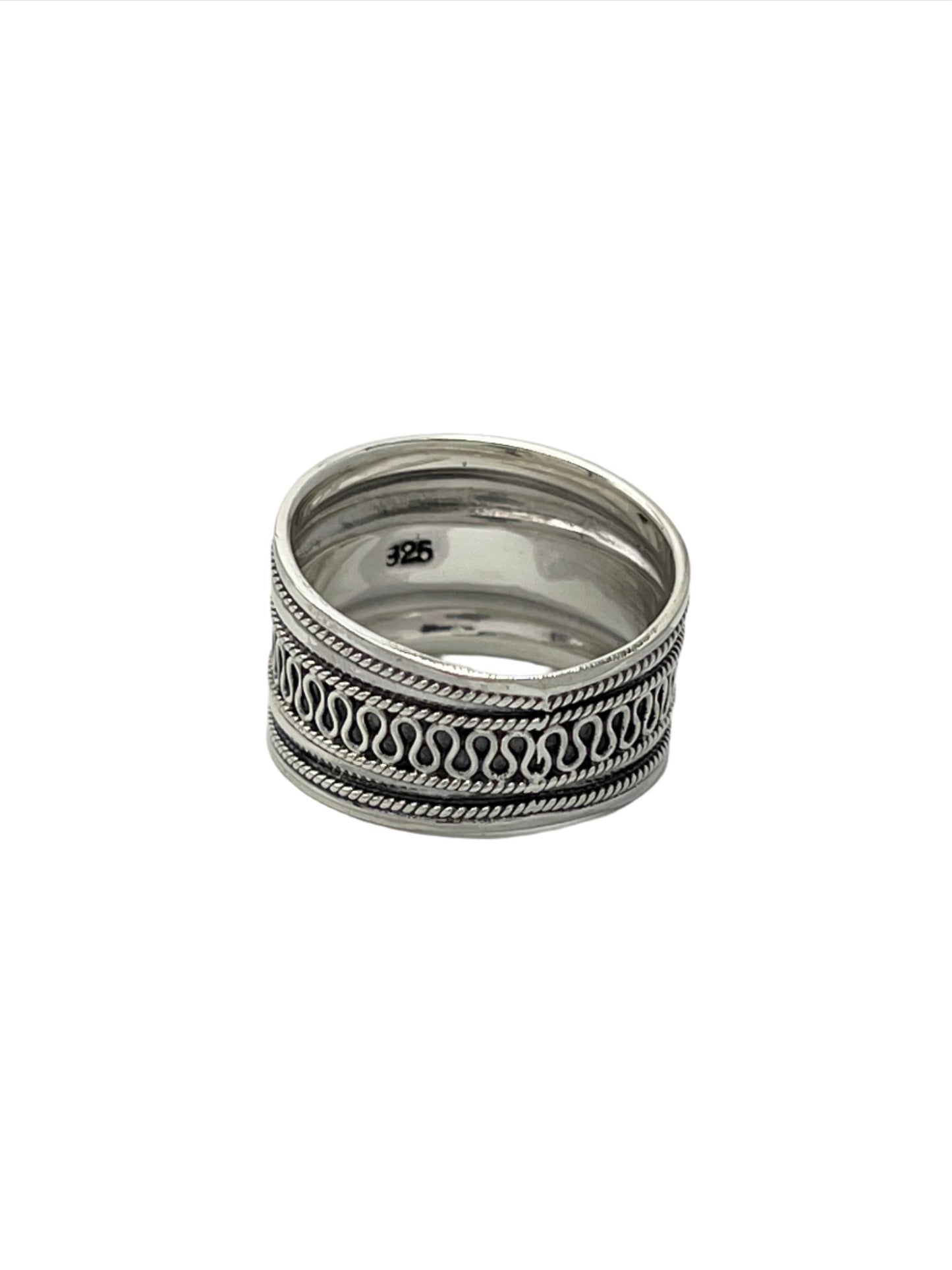 Sterling Silver Filigree Band Ring