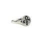 Sterling Silver Prince Love Symbol Signet Ring