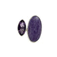 Sterling Silver Amethyst & Charoite Rings