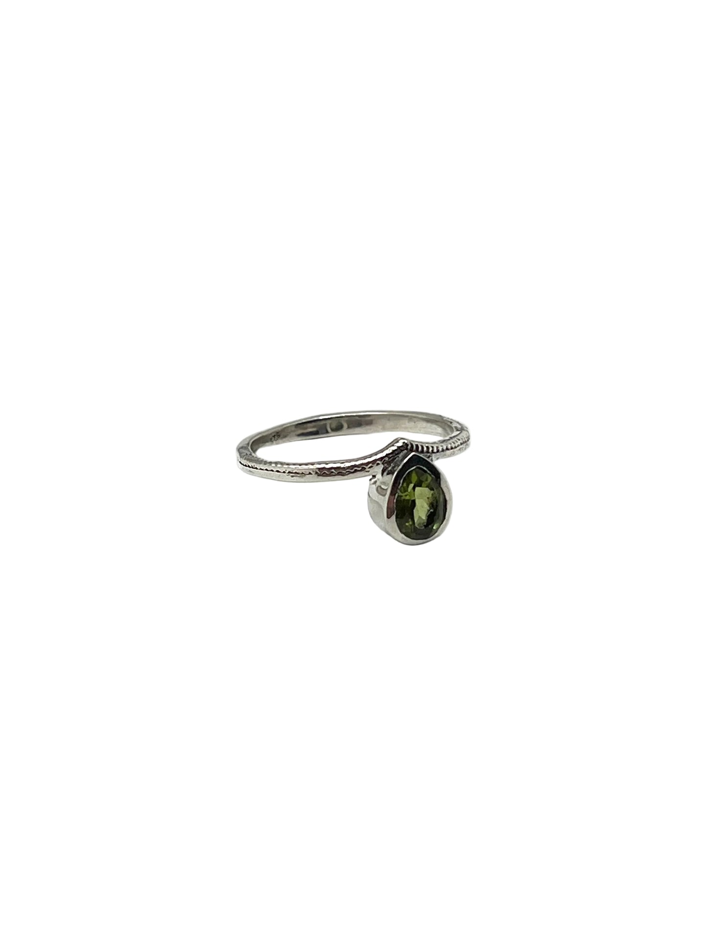 Teardrop Gemstone Rings