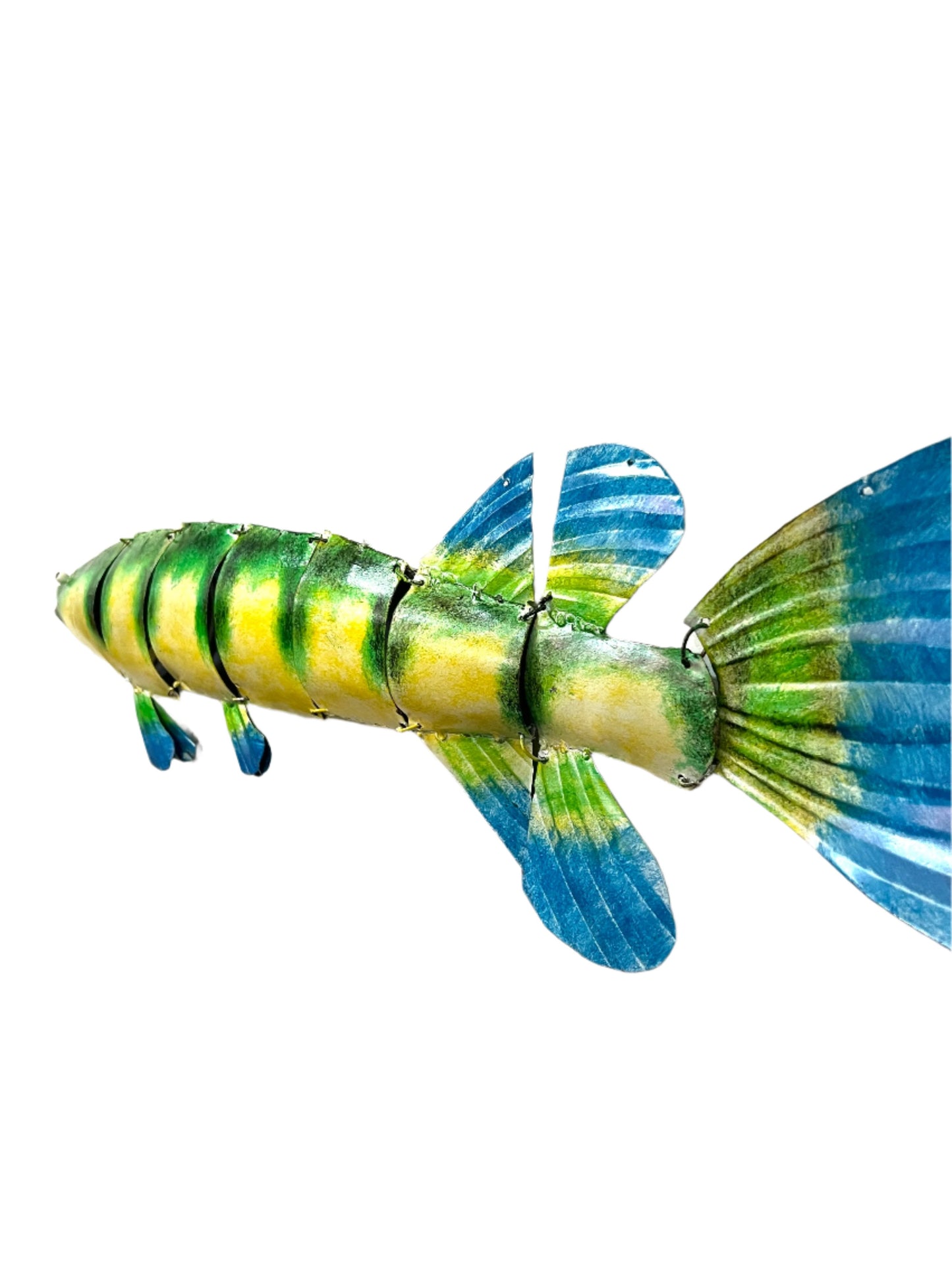 Metal Fish Mobile Balcony Ornament