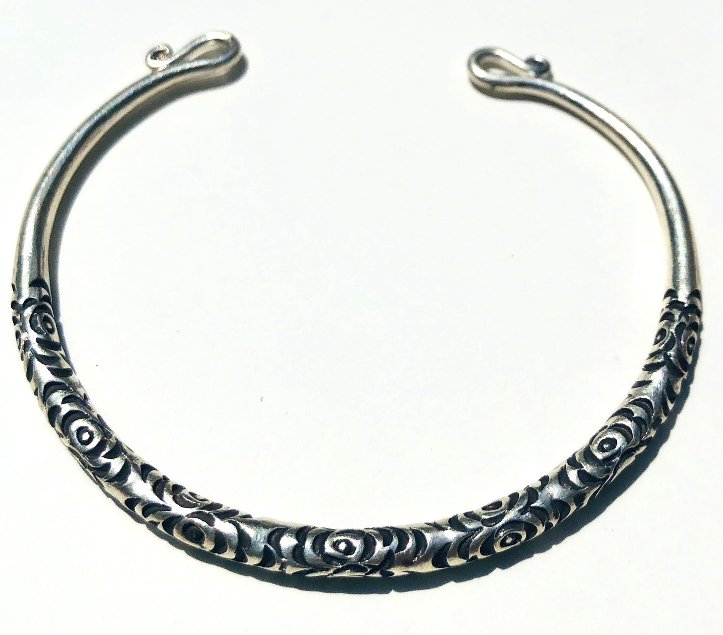 Sterling Silver Hill Tribe Cuff Bracelet