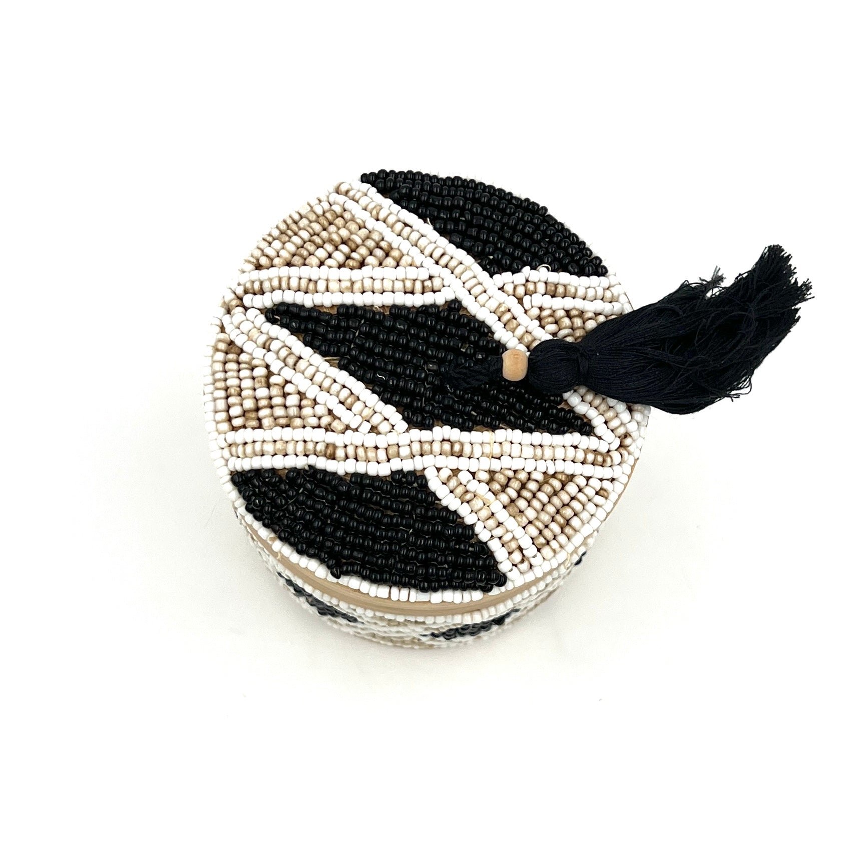 Bali Beaded Circle Boxes