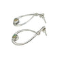Sterling Silver Ethiopian Opal Teardrop Earrings