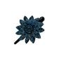 Large Leather Flower Hair Clips