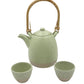 Ceramic Speckled Tea Pot Set