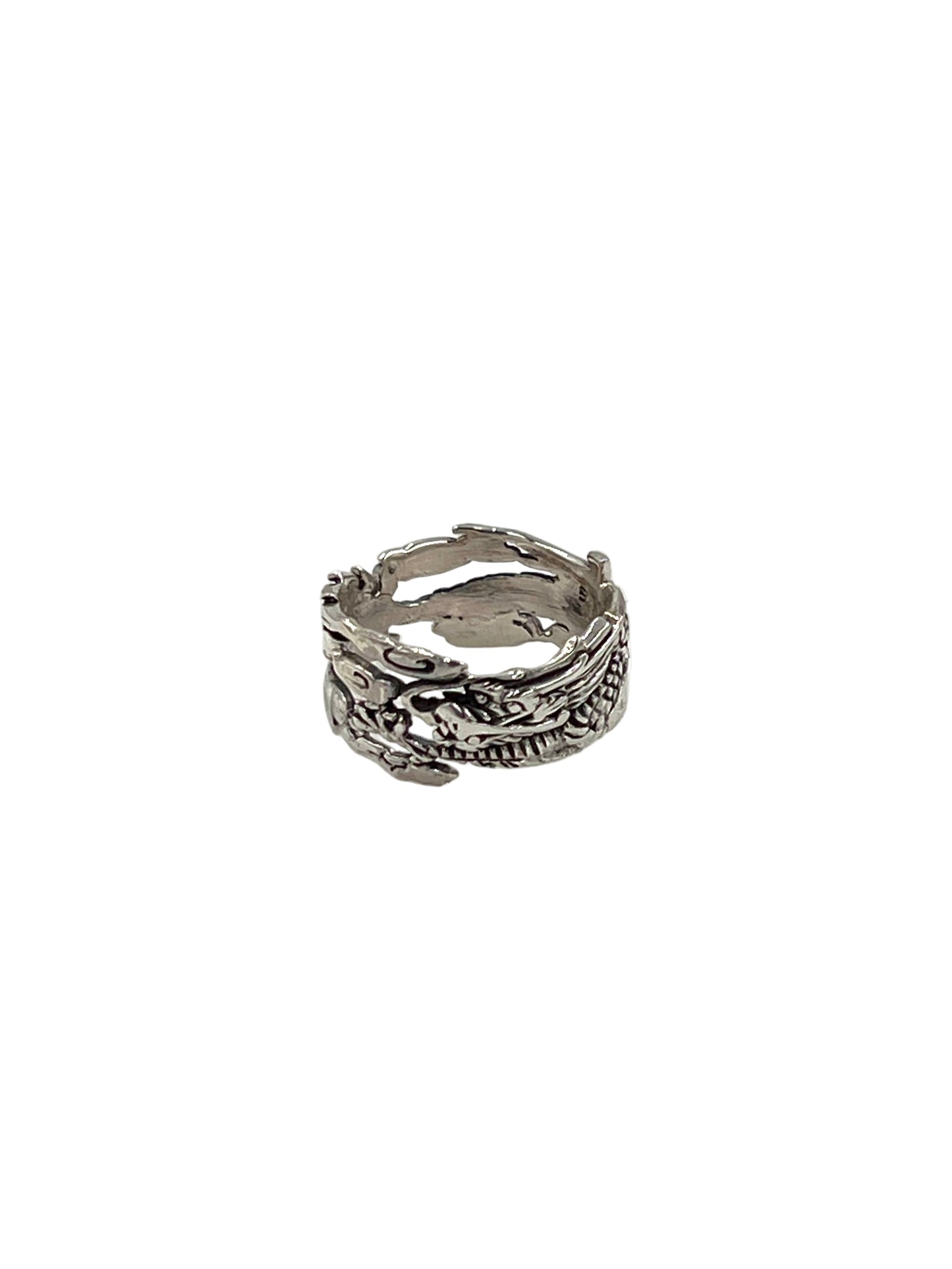 Silver Dragon Wrap Ring