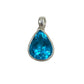 Swiss Blue Topaz Pendants
