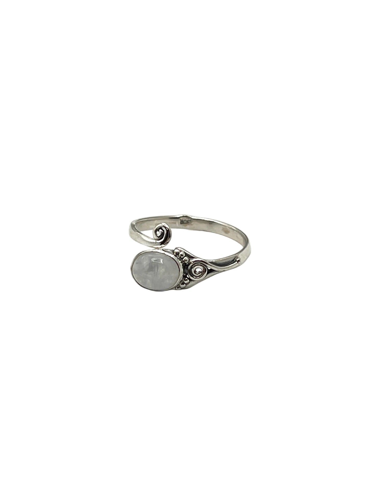 Swirl Gemstone Wrap Rings
