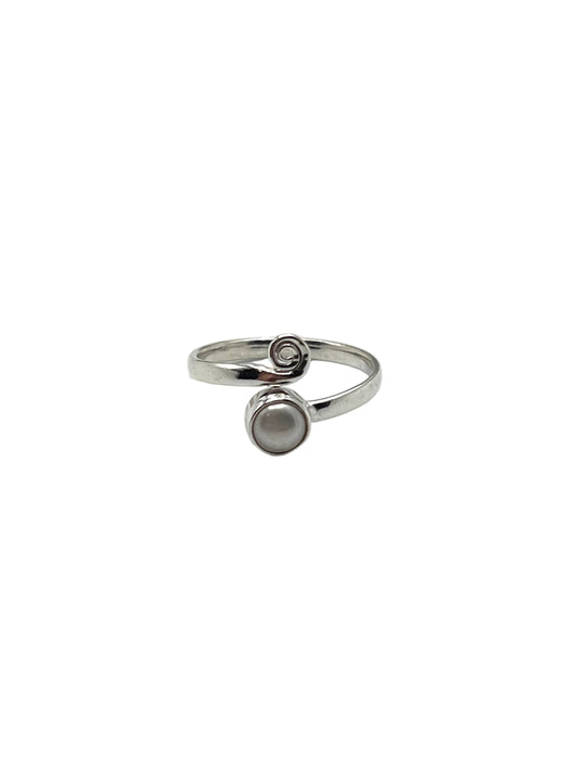 Swirl Gemstone Wrap Rings