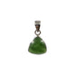 Silver Jade Trillion Pendants
