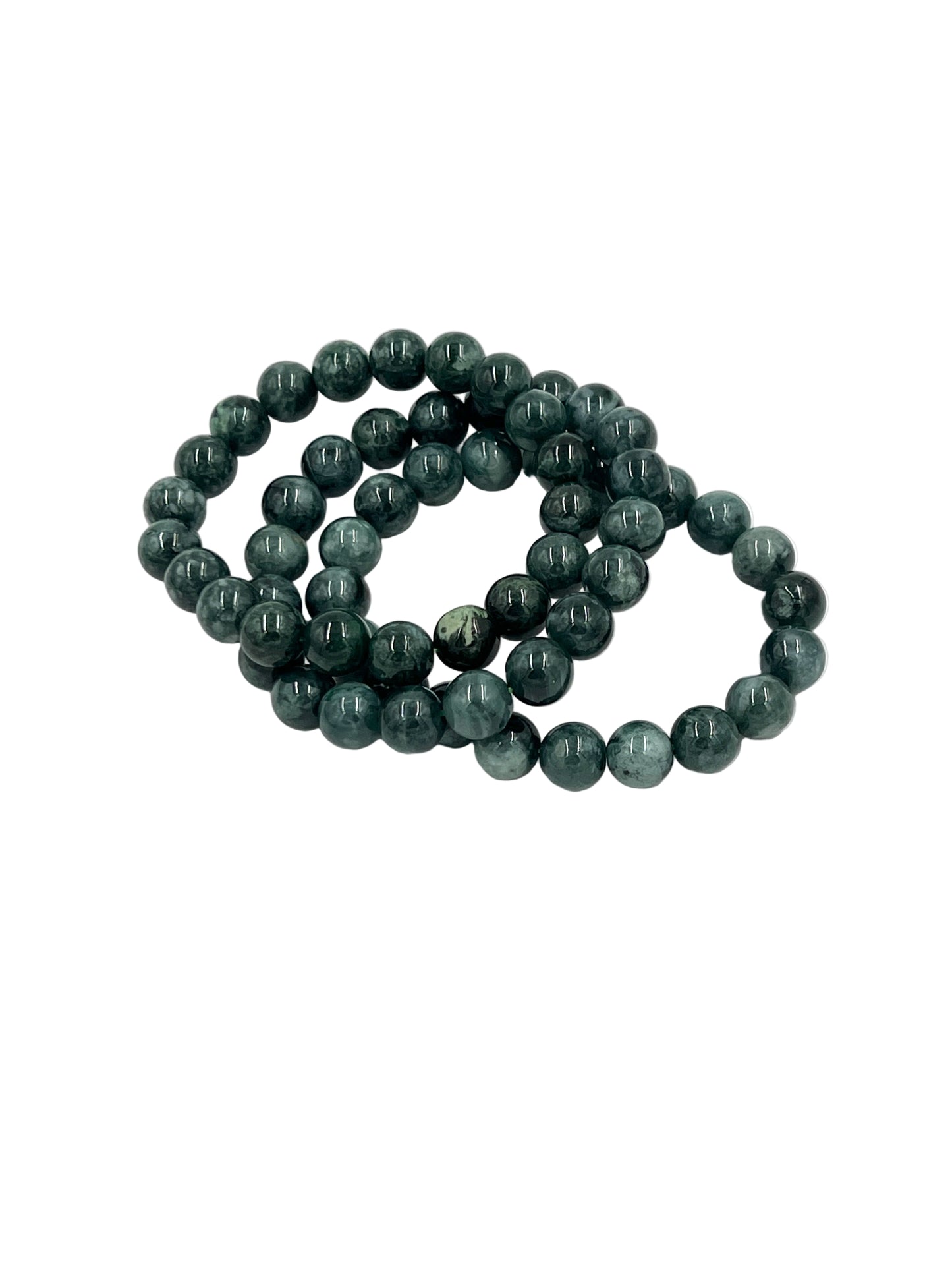 Jade Beaded Stretchy Bracelets