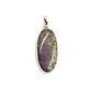 Sterling Silver Stichtite Oval Pendants