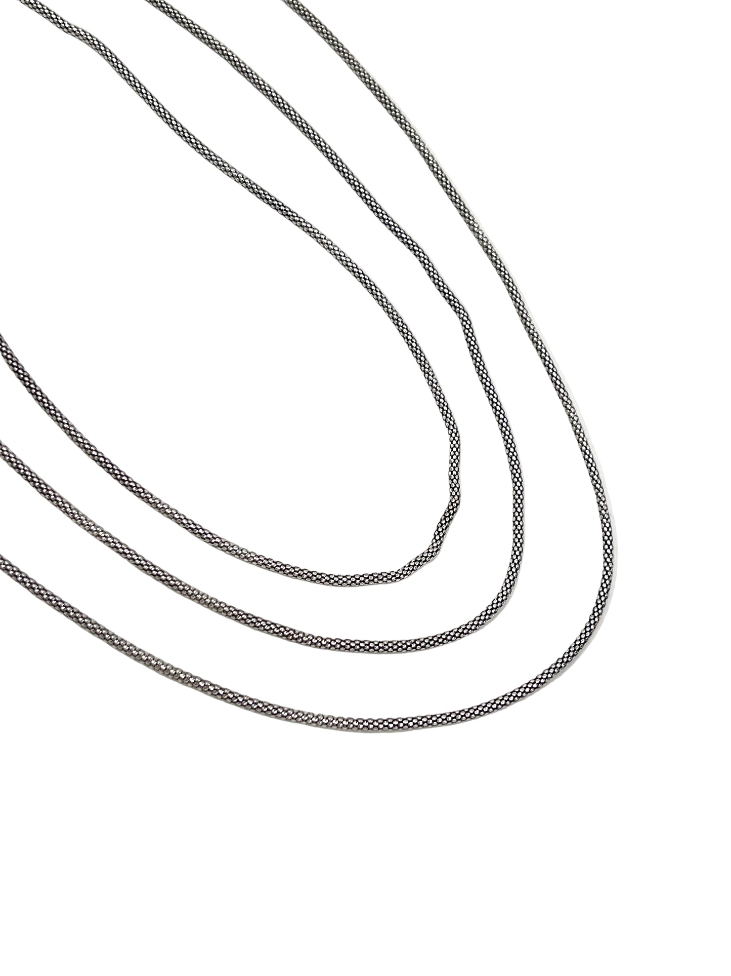 Sterling Popcorn Chains