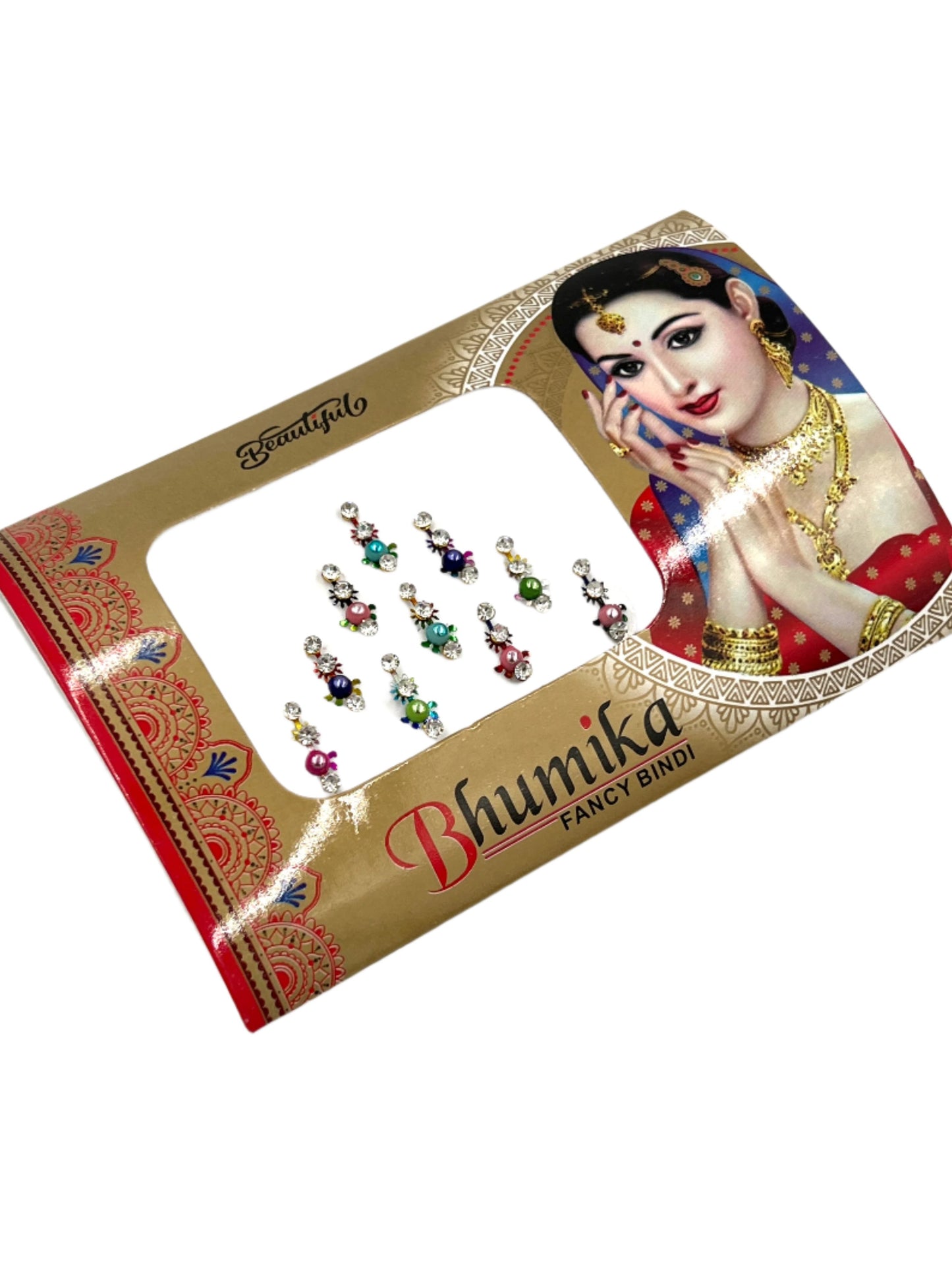 Stick on Drop Rhinestone Mini Multicolor Bindi