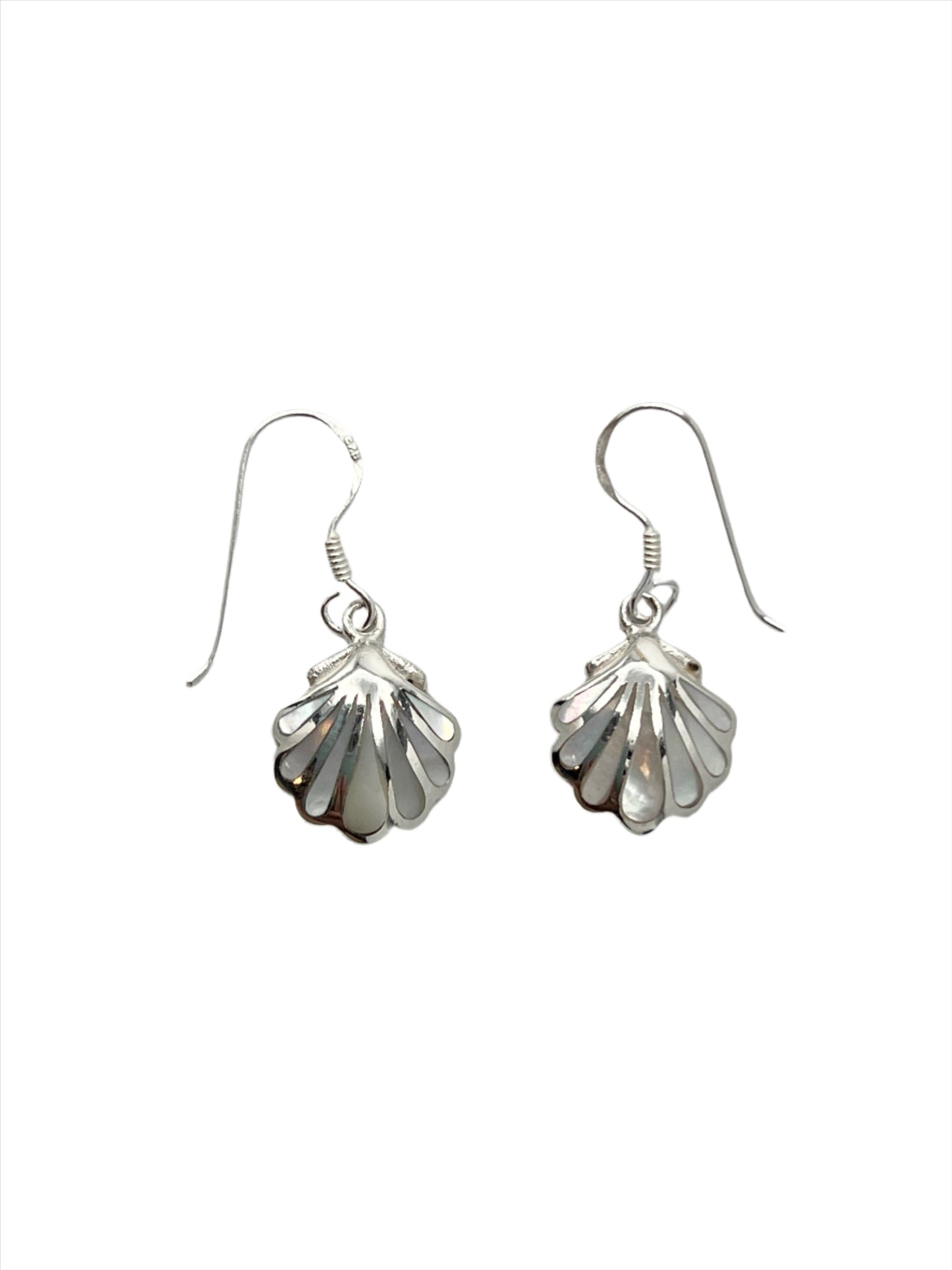 Sterling Silver Shell Earrings