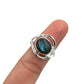 Oval Labradorite Ring