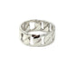 Sterling Silver Figaro Chain Ring
