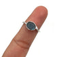 Faceted Oval Gemstone Ring