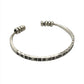 Sterling Silver Hilltribe Triangle Cuff Bracelet