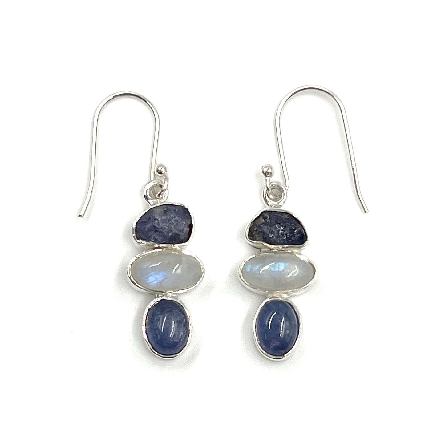 Sterling Silver Tanzanite Earrings