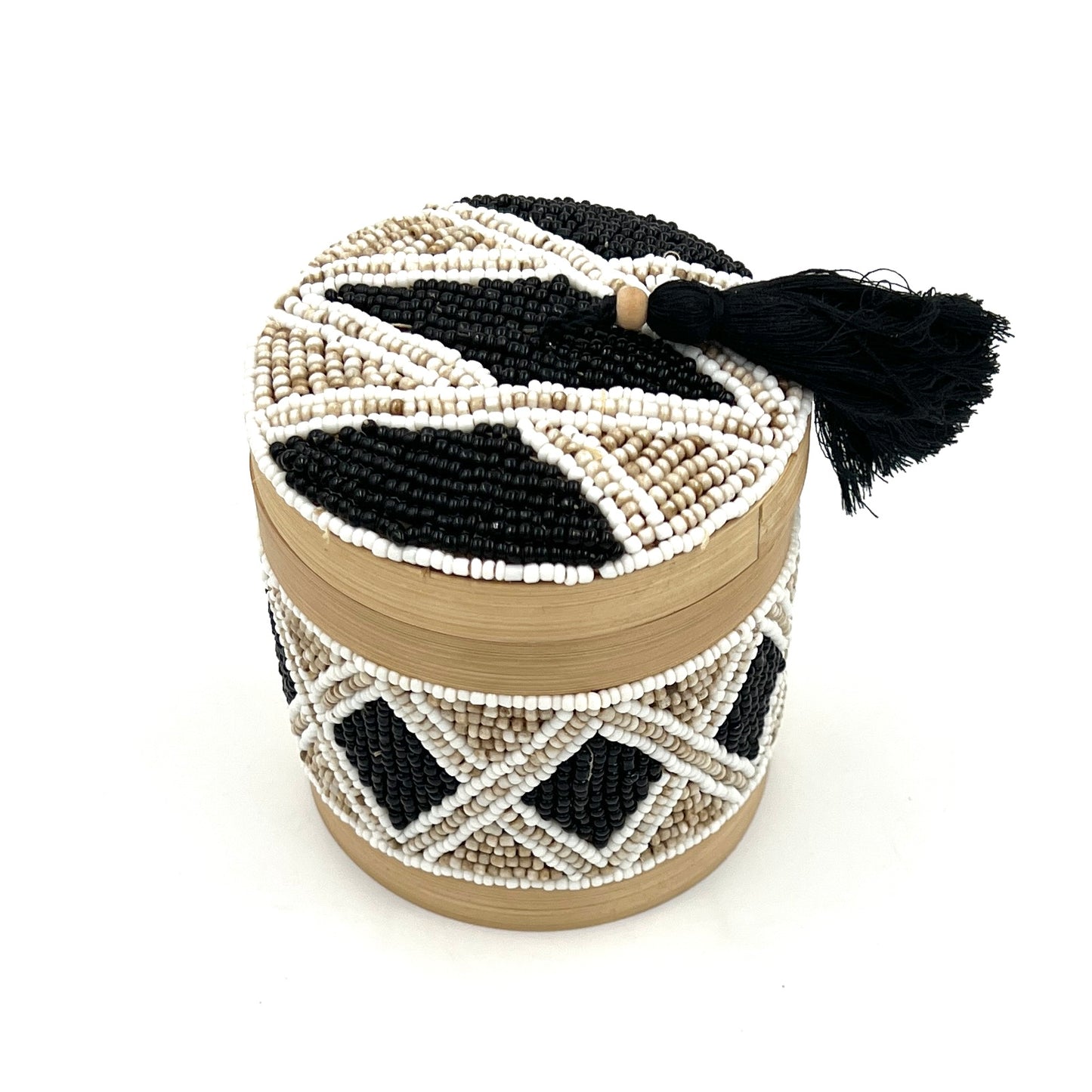 Bali Beaded Circle Boxes