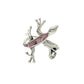 Sterling Silver Shell Lizard Ring