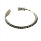 Sterling Silver Hilltribe Flat End Cuff Bracelet