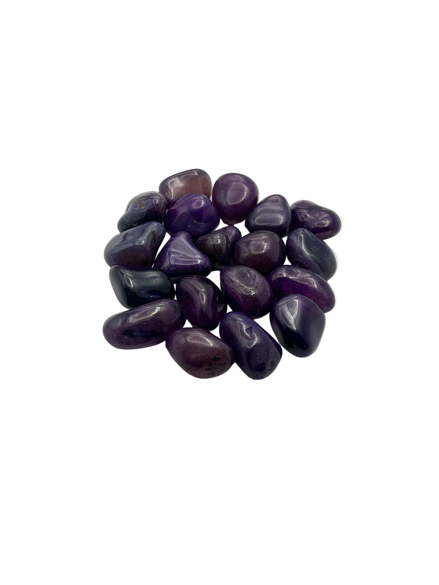 Purple Agate Tumbles