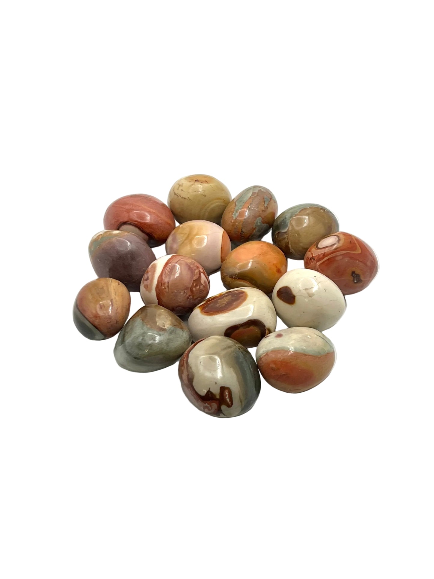 Polychrome Jasper Palmstones