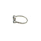 Square Blue Topaz Ring