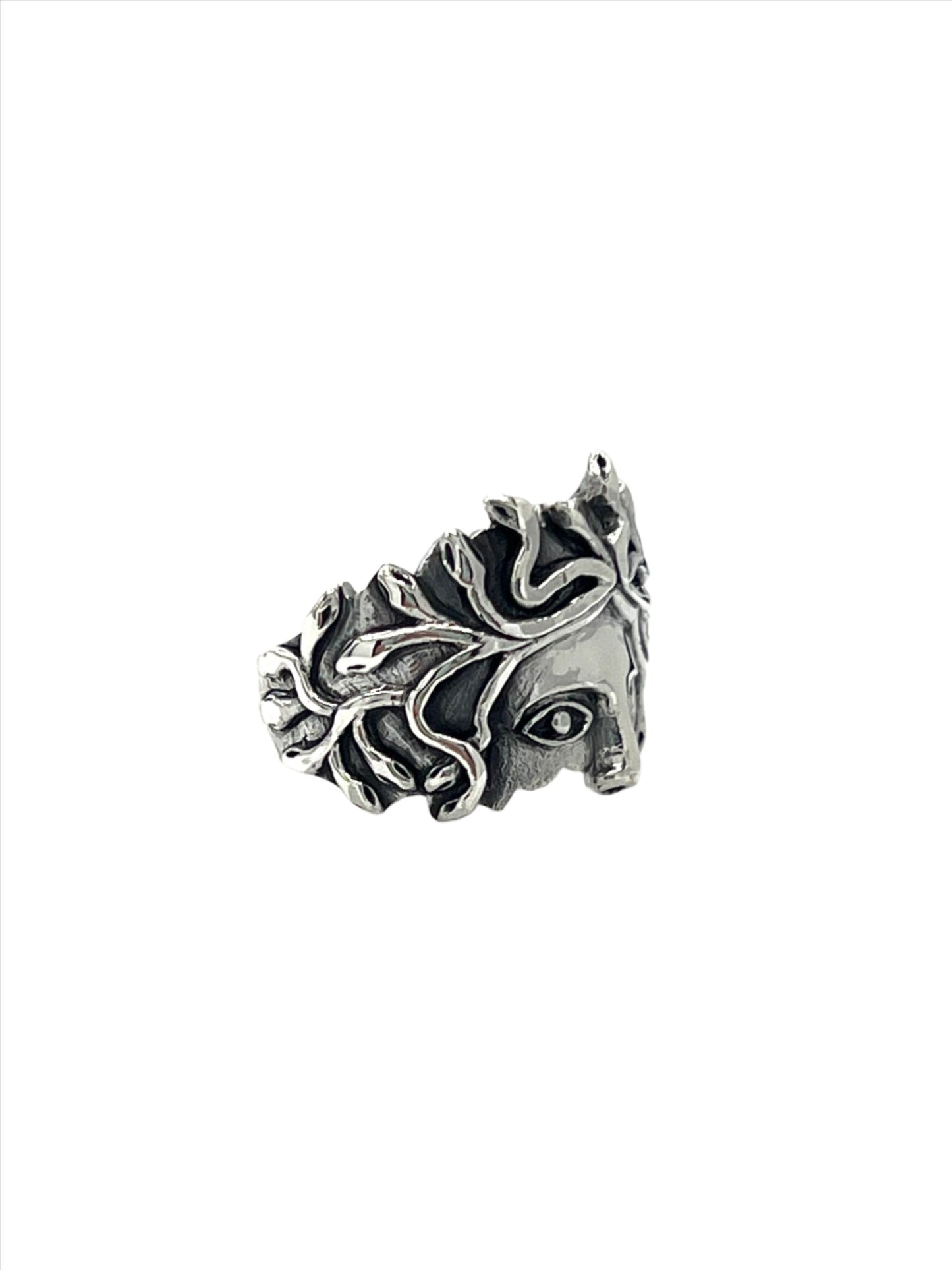 Sterling Silver Medusa Ring