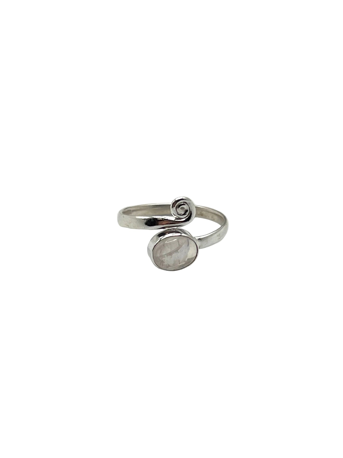 Swirl Gemstone Wrap Rings