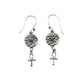 Eye of Horus & Ankh Earrings