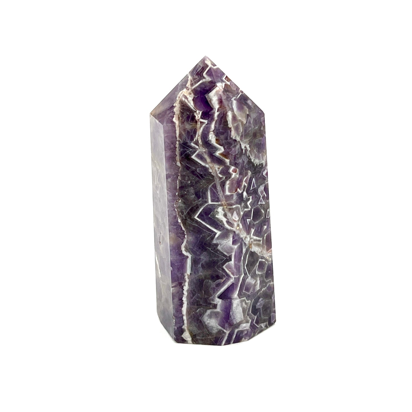 Large Chevron Amethyst Towers