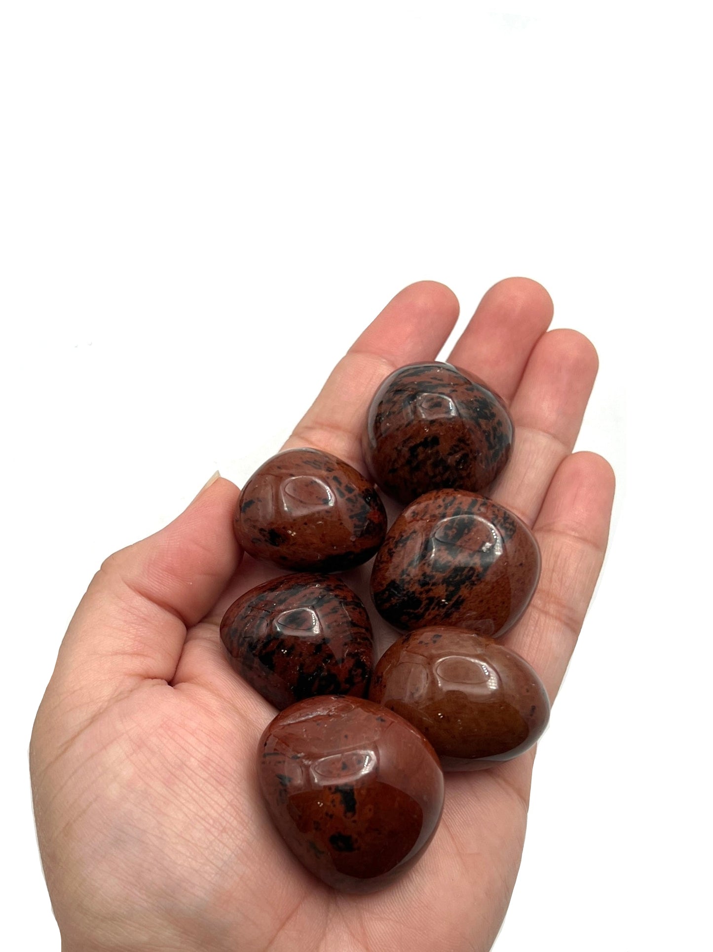 Mahogany Obsidian Tumbled Nuggets