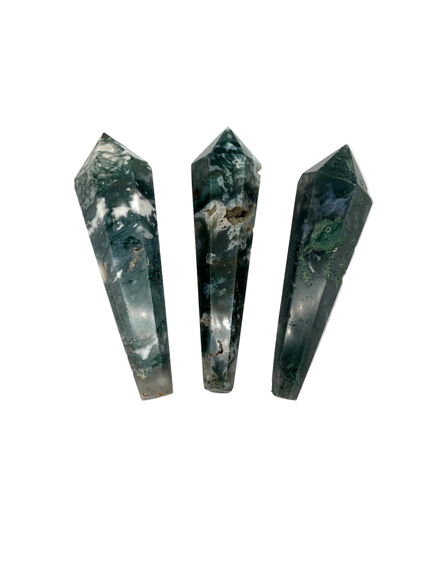 Moss Agate Wands