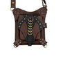 Festival Leather & Metal Waist/Thigh Holster Bag