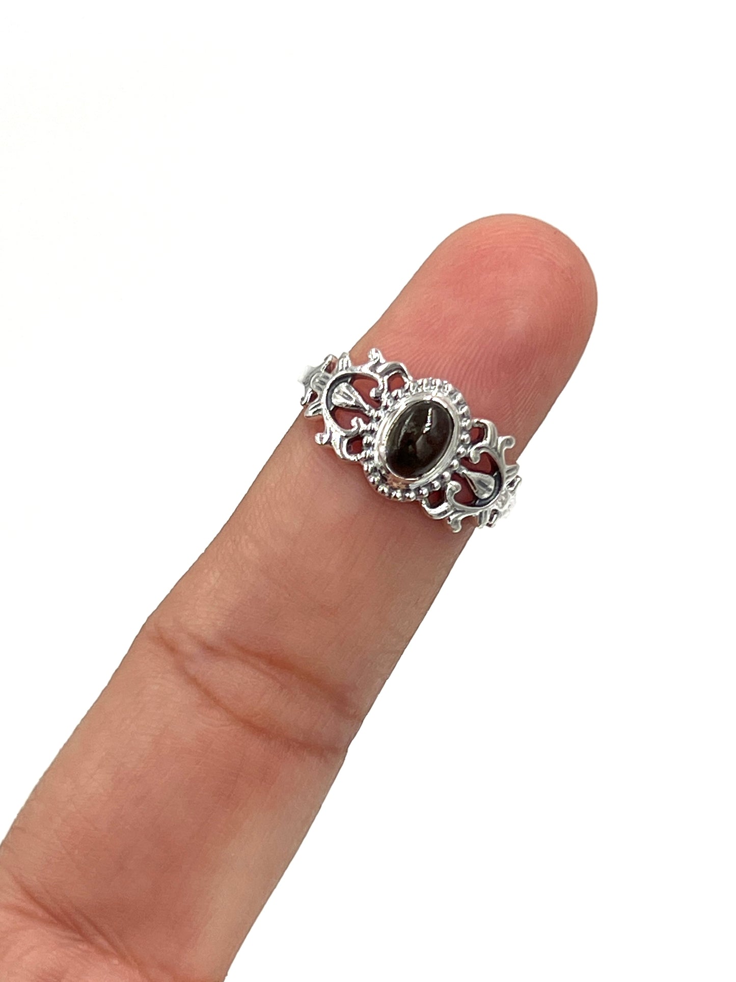 Green Tourmaline Garden Ring