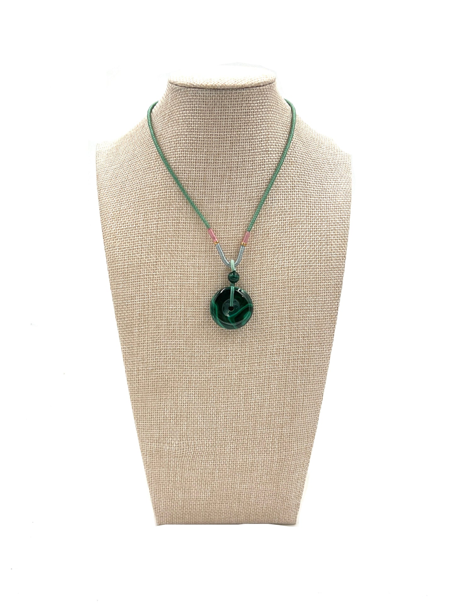 Malachite Coin Necklaces