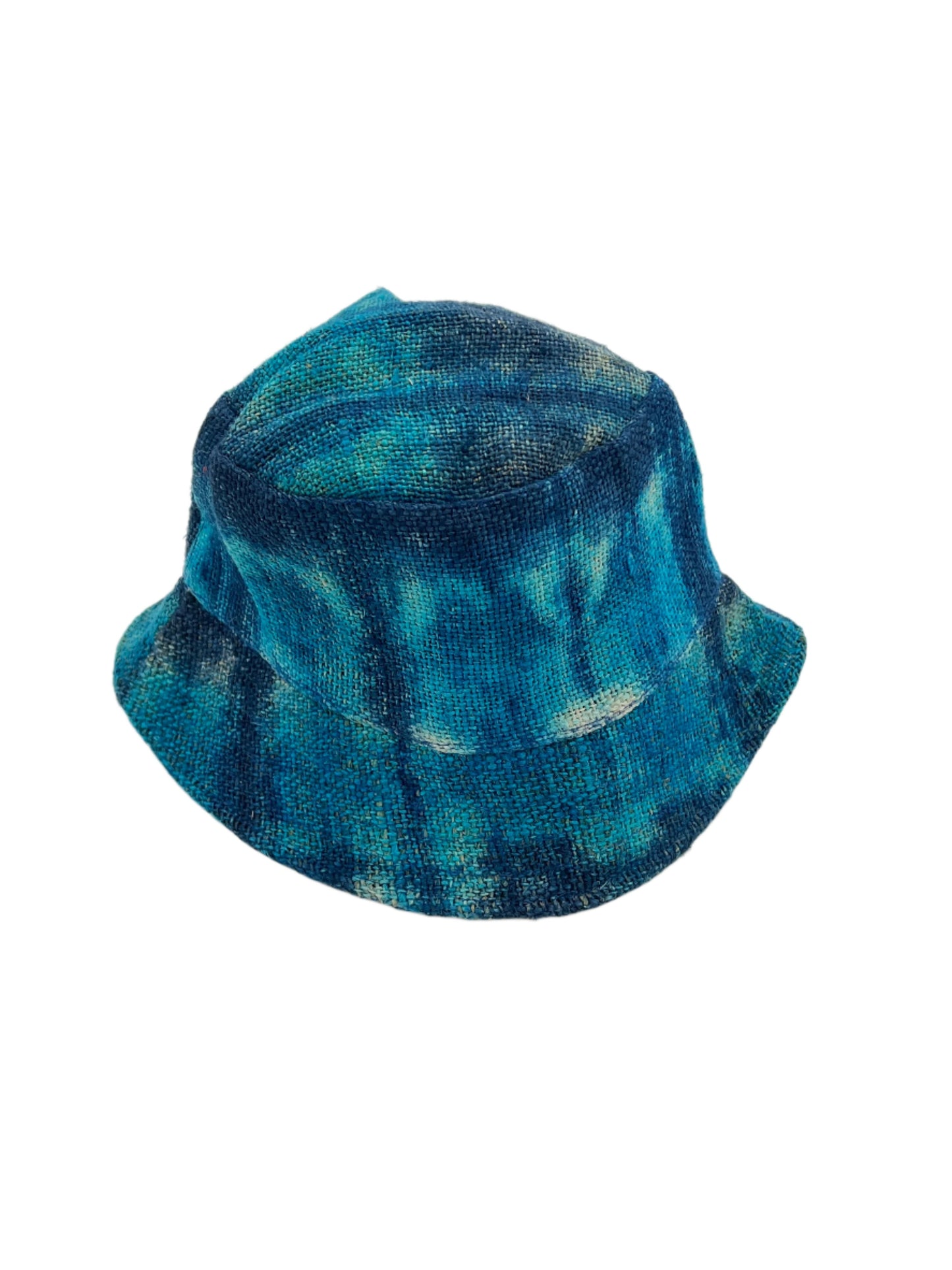 Hemp Blue Tie Dye Bucket Hat