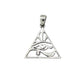 Silver Eye of Horus Pyramid Pendant