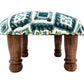 Block Print Foot Stool | Round