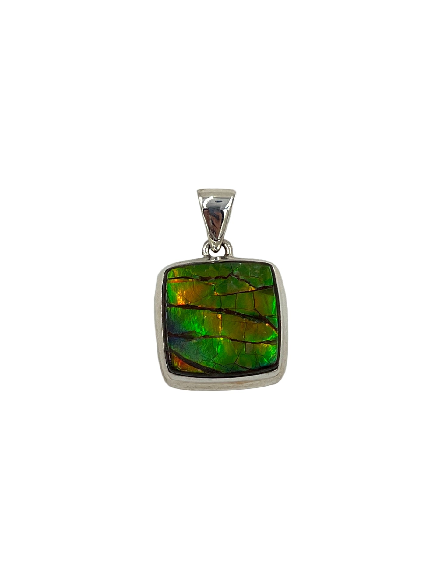 Ammolite Freeform Pendants