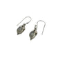 Leaf Gemstone Earrings